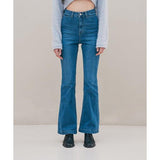 TMO BY 13MONTH（ティーエムオーバイサーティンマンス） BOOTCUT DENIM PANTS (BLUE)