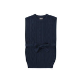 アジョバイアジョ(AJOBYAJO)             Strap Knit Vest [NAVY]