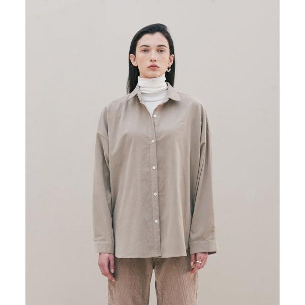 TMO BY 13MONTH（ティーエムオーバイサーティンマンス） CORDUROY SHIRT (BEIGE)