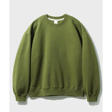 JEMUT (ジェモッ)  Orca Overfit Sweatshirt Olive KJMT2463