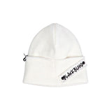 ブラックブロンド(BLACKBLOND)  BBD Side Patch Long Beanie (White)