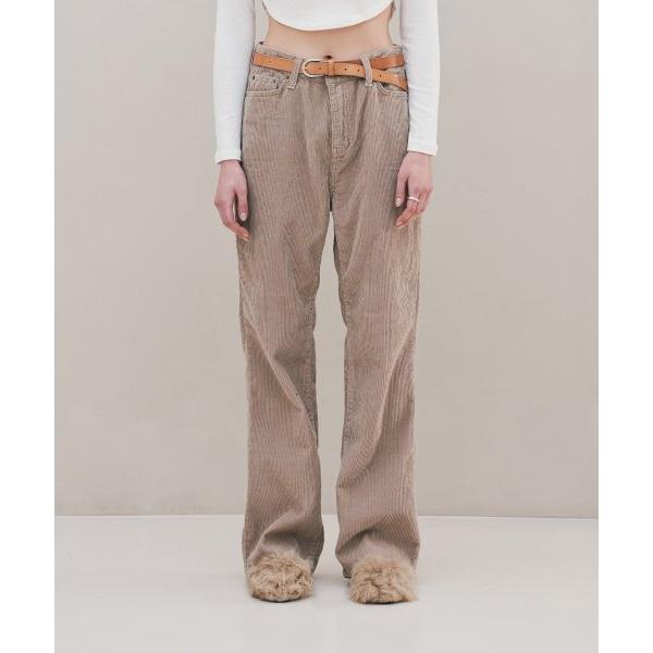 TMO BY 13MONTH（ティーエムオーバイサーティンマンス） CORDUROY WIDE PANTS (BEIGE)