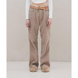 TMO BY 13MONTH（ティーエムオーバイサーティンマンス） CORDUROY WIDE PANTS (BEIGE)