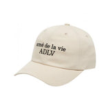 アクメドラビ(acme' de la vi)  ADLV BASIC BALL CAP BEIGE