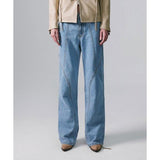 nache(ナチェ) SEAM LINE WASHING JEANS (UNISEX / LIGHT BLUE)