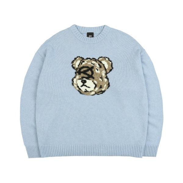 オーワイ(OY) 		BOUCLE ODOLLY KNIT-PAUL BLUE