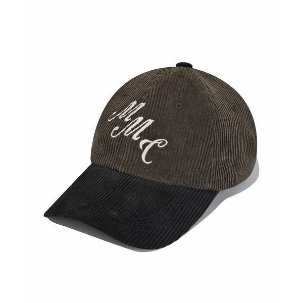 セイントペイン(SAINTPAIN)    SP M.M.C LOGO CORDUROY BALL CAP-BROWN