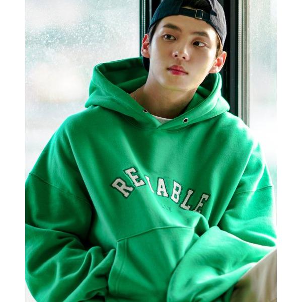 [JEMUT]★TESTMATCH OVERFIT NAPPING HOOD EMBROIDERY ZIP HOODY | WORKSOUT WORLDWIDE