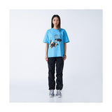 アクメドラビ(acme' de la vi)  MILK COW SHORT SLEEVE T-SHIRT SKYBLUE