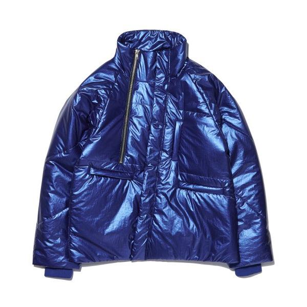 NOMANUAL(ノーマニュアル)    DOUBLE ZIP JUMPER - METALIC BLUE