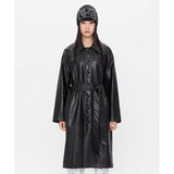 TARGETTO(ターゲット)     VEGAN LEATHER LONG COAT_BLACK