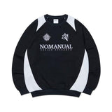 NOMANUAL(ノーマニュアル) EMBLEM SWEATSHIRT - BLACK