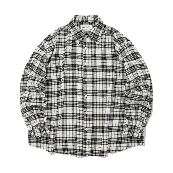 セイントペイン(SAINTPAIN) SP TARTAN CHECK OVER SHIRTS-IVORY