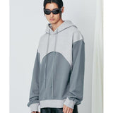 SSY(エスエスワイ) arch panel hoodie grey