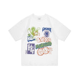 mahagrid (マハグリッド)     STREET COLLAGE TEE WHITE(MG2DMMT512A)
