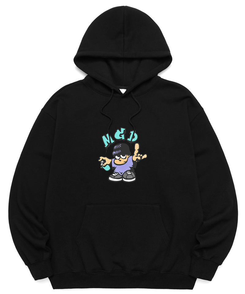 mahagrid (マハグリッド) MGD TAG MAN HOODIE [BLACK]