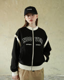 NCOVER（エンカバー）COLLEGE ARCH LOGO JACKET-BLACK