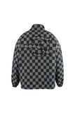 オーワイ(OY) CHECK LOGO REVERSIBLE JACKET-BLACK