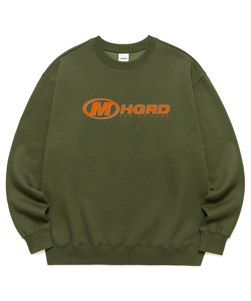 mahagrid (マハグリッド) CORP LOGO SWEATSHIRT [OLIVE]