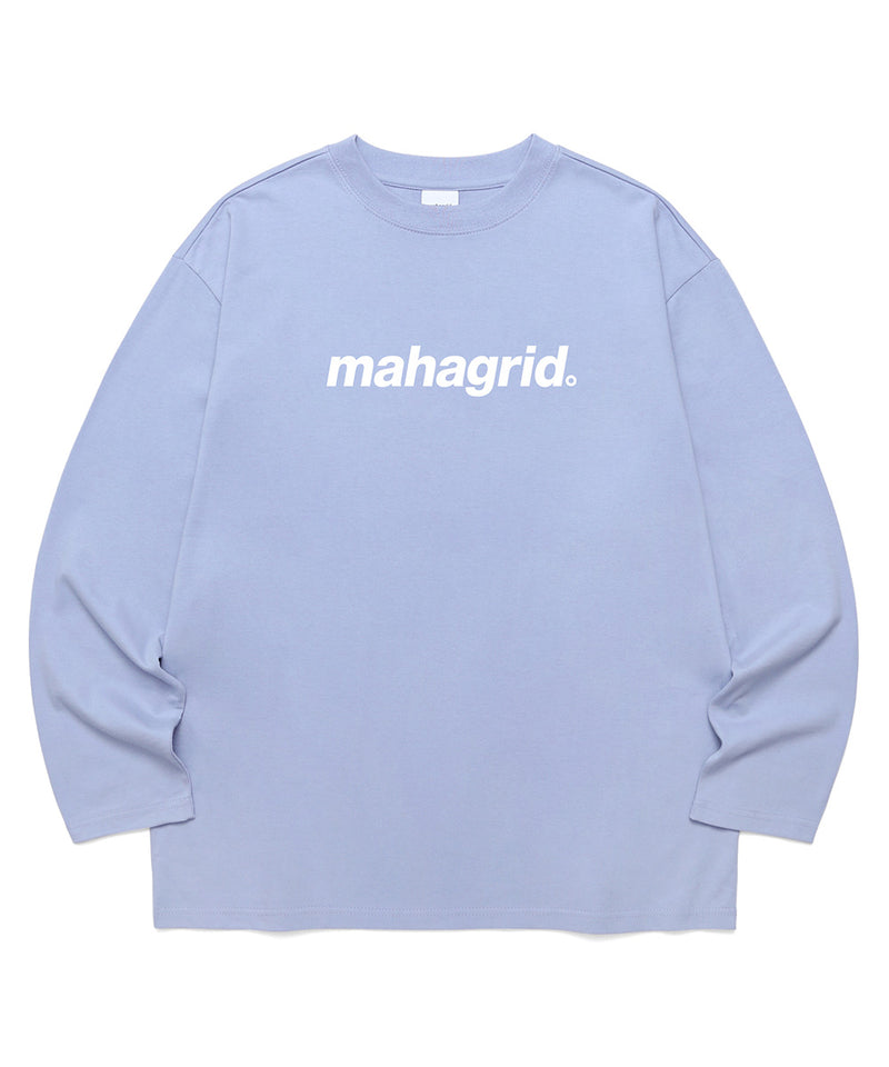 mahagrid (マハグリッド) BASIC LOGO LS TEE [PURPLE]