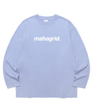 mahagrid (マハグリッド) BASIC LOGO LS TEE [PURPLE]