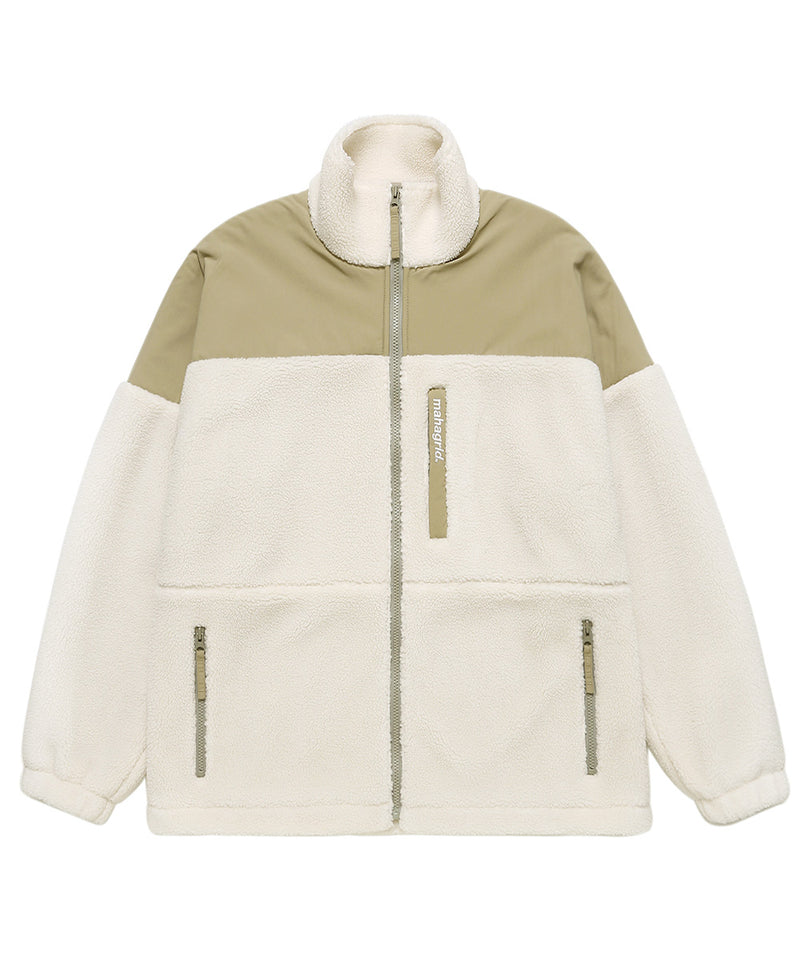 mahagrid (マハグリッド) BOA FLEECE JACKET [IVORY]