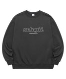 mahagrid (マハグリッド)  THIRD LOGO CREWNECK [CHARCOAL]