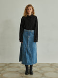 TMO BY 13MONTH（ティーエムオーバイサーティンマンス）OVERSIZE BASIC SHIRT (BLACK)