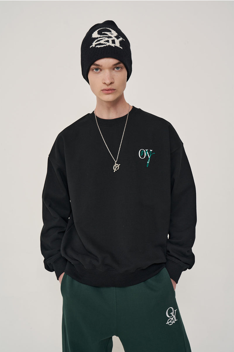 オーワイ(OY) LETTERING LOGO MTM-BLACK
