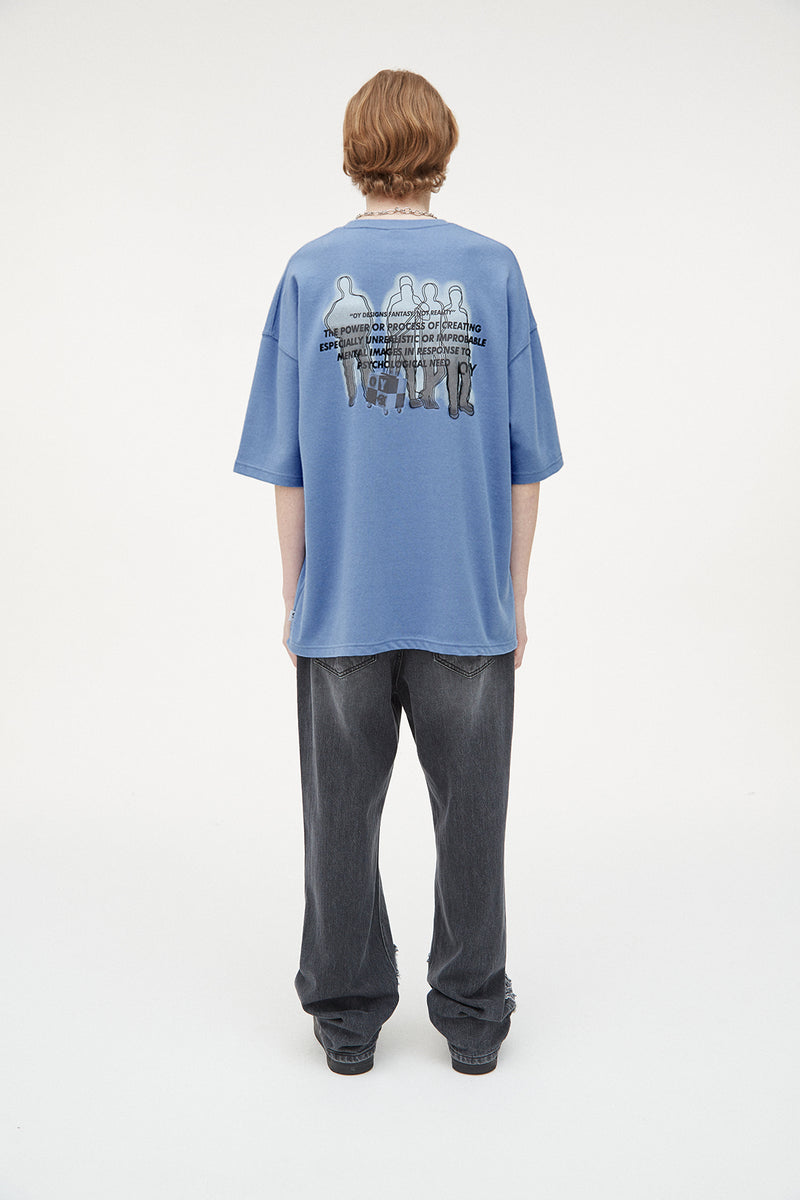 オーワイ(OY)  TOUR LOGO T-PAUL BLUE