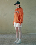 NCOVER（エンカバー）COLLEGE MATE LOGO HOODIE-ORANGE