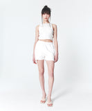 INPREP (インプレップ）Hook N Eye Tank Top White