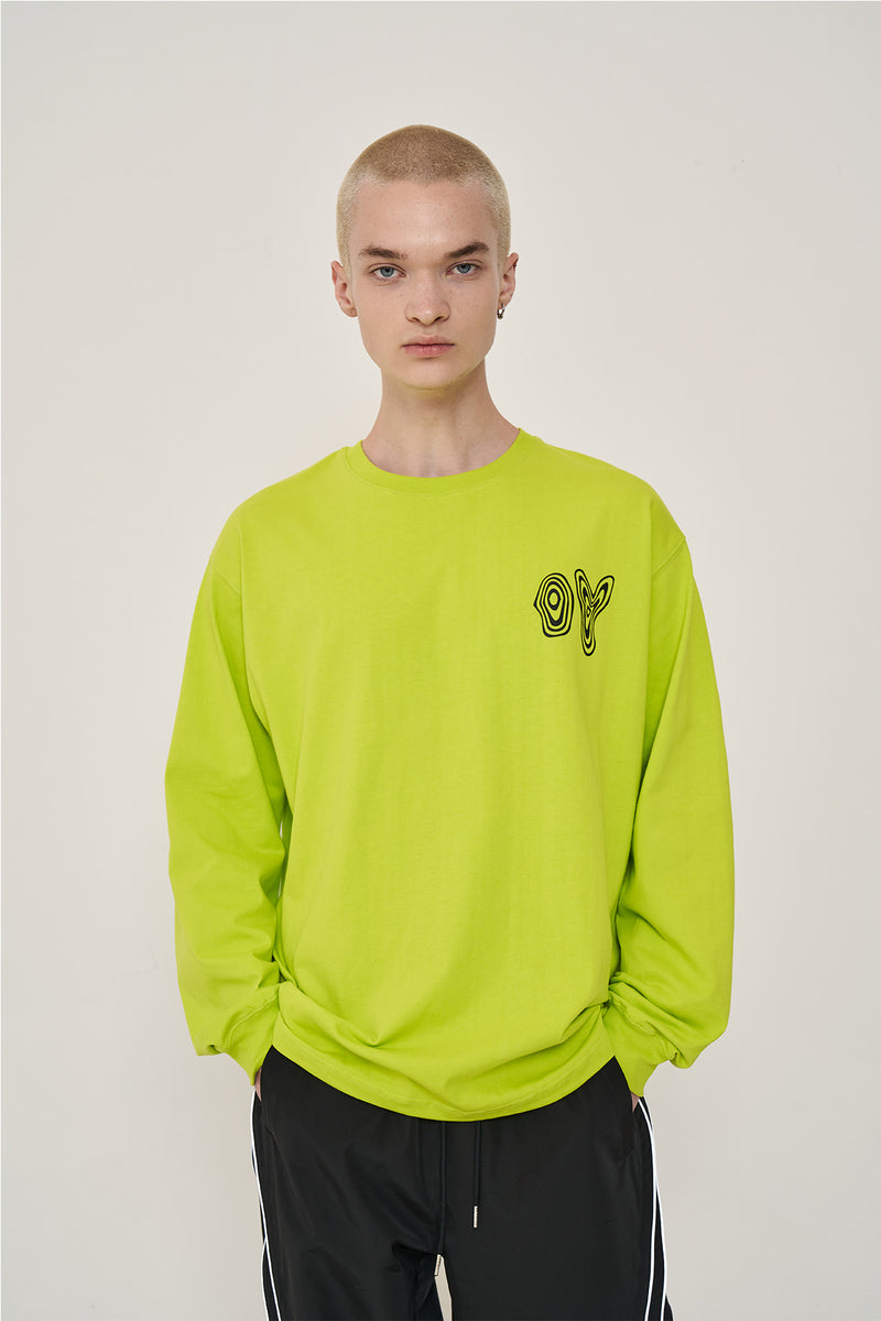 オーワイ(OY) GROWTH RING LOGO T-NEON GREEN