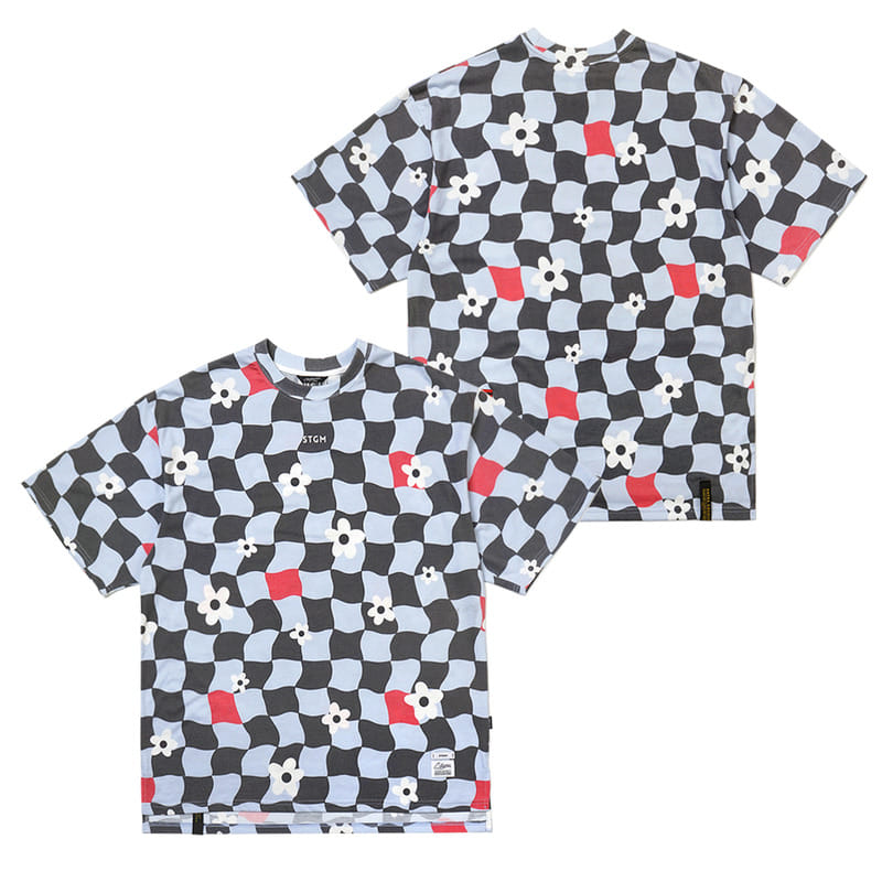 STIGMA(スティグマ) 22 CHECKER OVERSIZED T-SHIRTS PATTERN