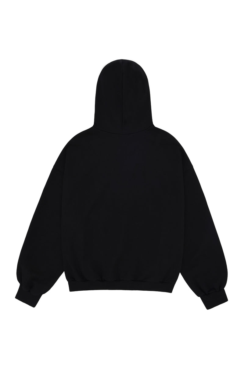 MYDEEPBLUEMEMORIES(マイディープブルーメモリーズ)      A Star Is Live On hoodie black