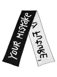 アジョバイアジョ(AJOBYAJO)  (20) Slogan Muffler [Black]