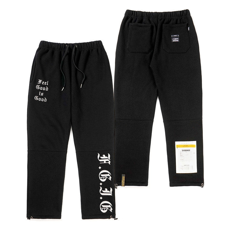 STIGMA(スティグマ)  GOTHIC FEEL GOOD HEAVY SWEAT JOGGER PANTS BLACK