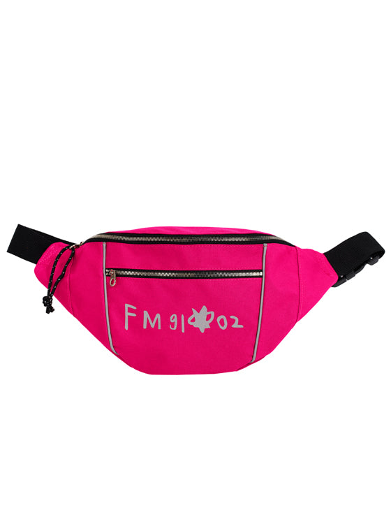 FM91.02 (エフエム91.02)　BIG WAVE PINK BELT BAG