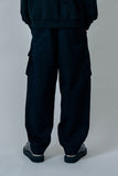 オーワイ(OY) TWIST CARGO PANTS-BLACK