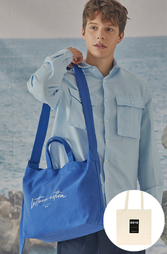 BBYB(ビービーワイビー) POST Canvas 2way Bag (L) Blue