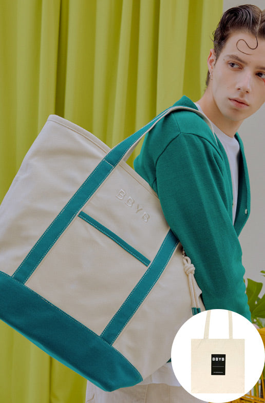 BBYB(ビービーワイビー) Tropical Market Bag (Extra-large) Green