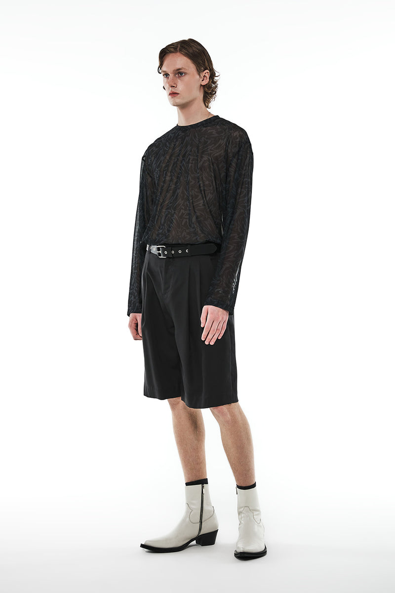 MMIC(エムエムアイシー) WOOL WIDE SHORTS CH