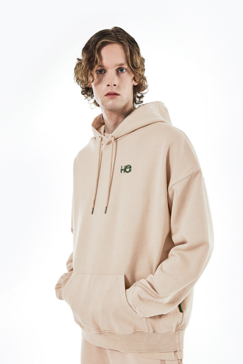 MMIC(エムエムアイシー) CURVE STITCHED ECO DYED L/SL HOODIE BG