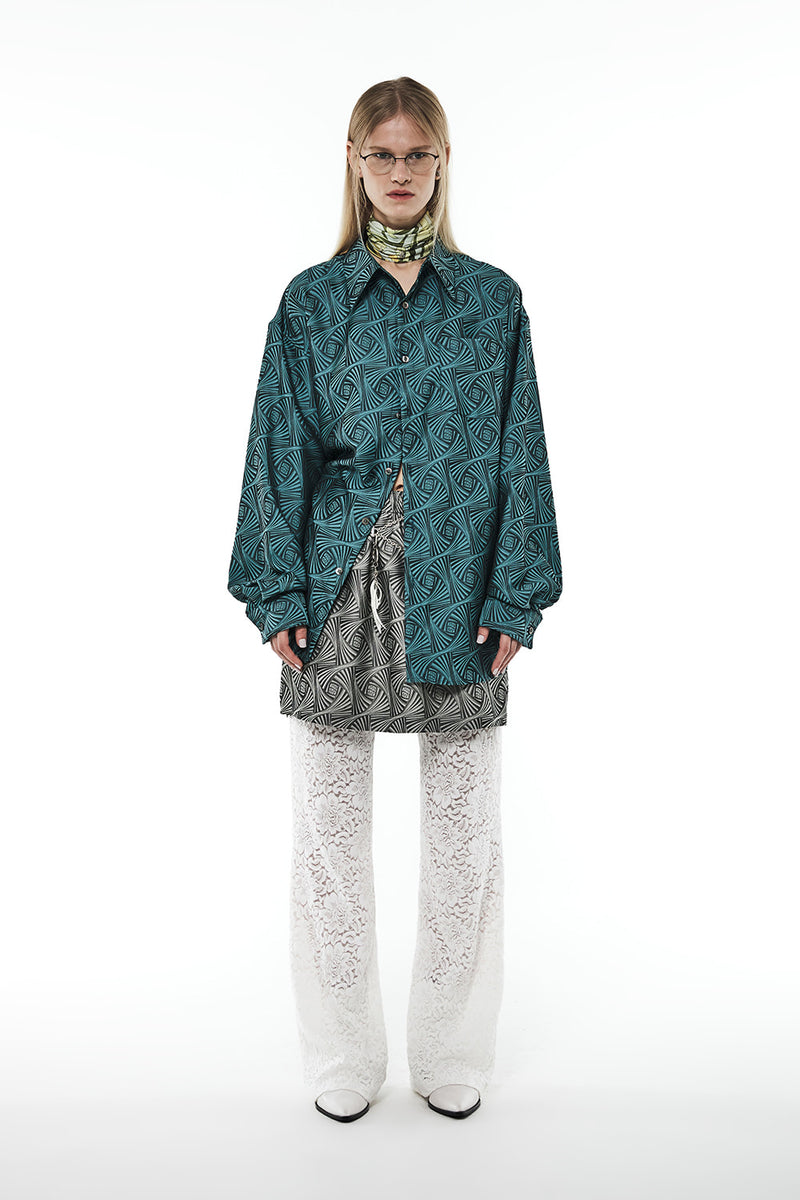 MMIC(エムエムアイシー) SPIRAL SQUARE L/SL SHIRT MT