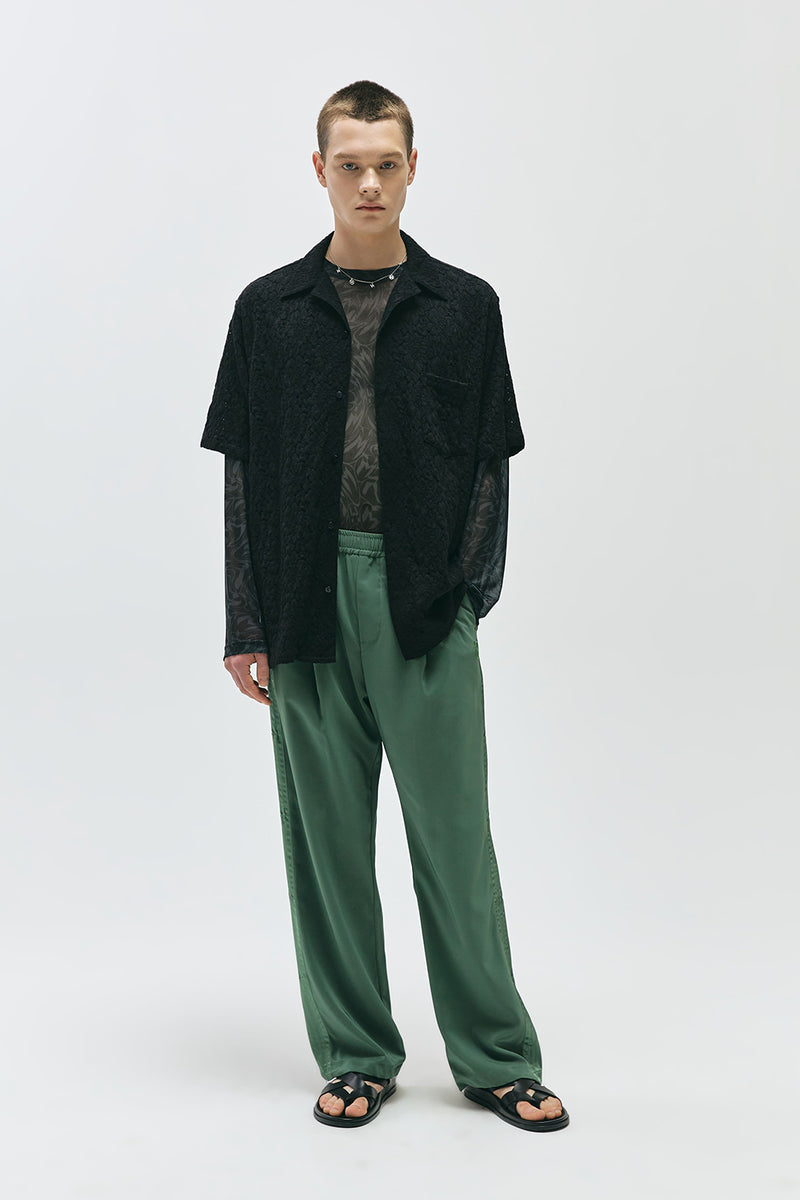 MMIC(エムエムアイシー)   PINTUCK TRACK PANTS GR