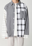 ランベルシオ(LANG VERSIO) 263 Mix check shirt