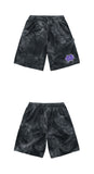 mahagrid (マハグリッド) WATER DYED MESH SHORT [BLACK]