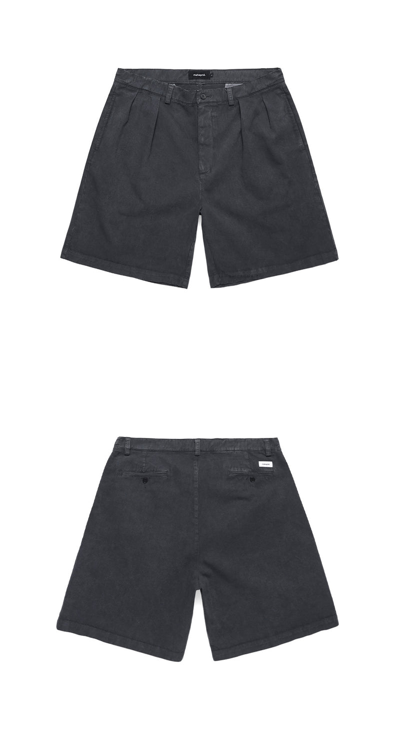 mahagrid (マハグリッド) OVERDYED CHINO SHORT [CHARCOAL]