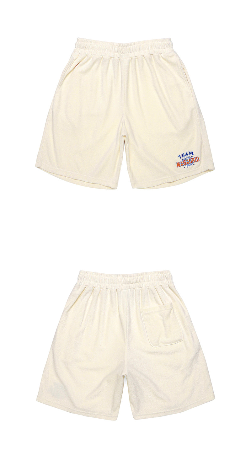 mahagrid (マハグリッド) ALL STAR TERRY SHORT [CREAM]