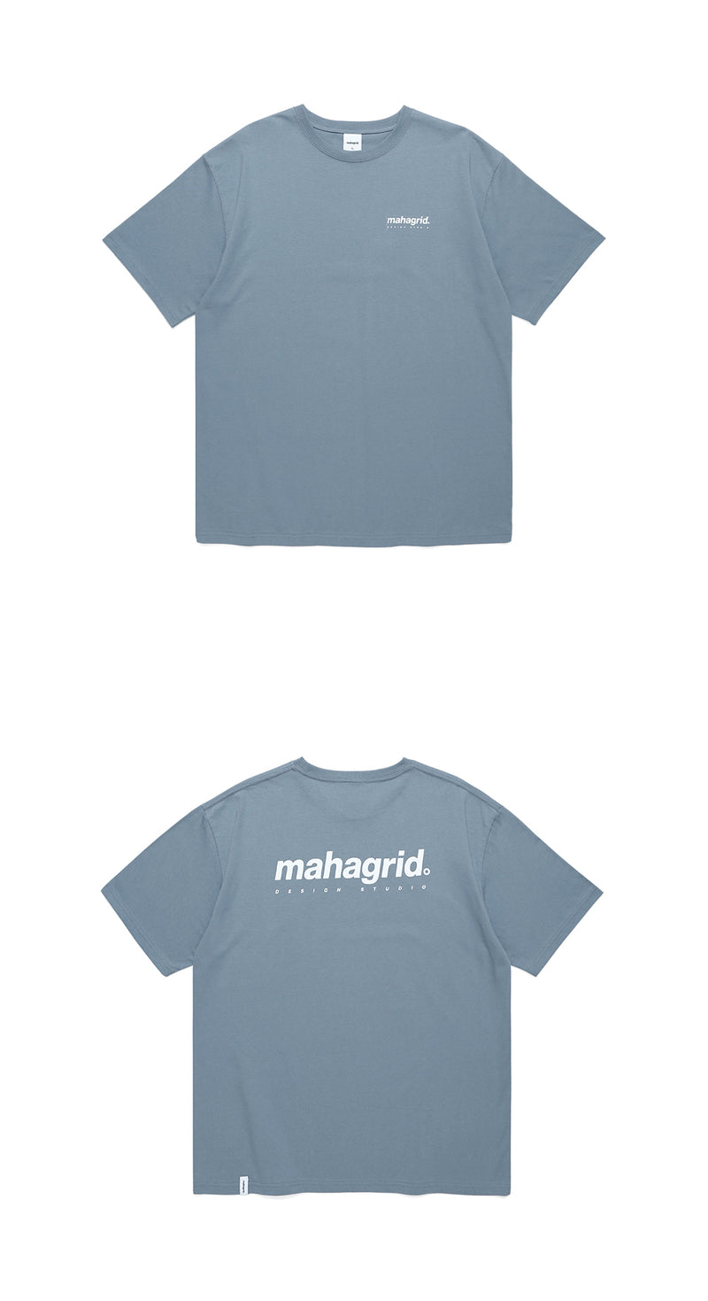mahagrid (マハグリッド)  ORIGIN LOGO TEE [LIGHT BLUE]